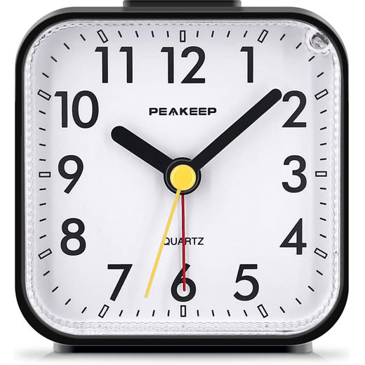 Battery Operated Analog Alarm Clock