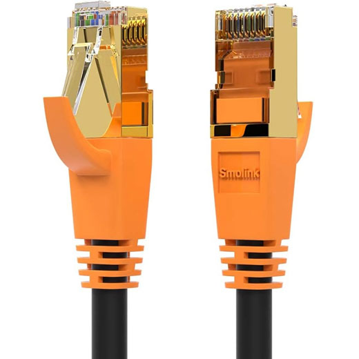 cat-8 double shielded ethernet cables high speed